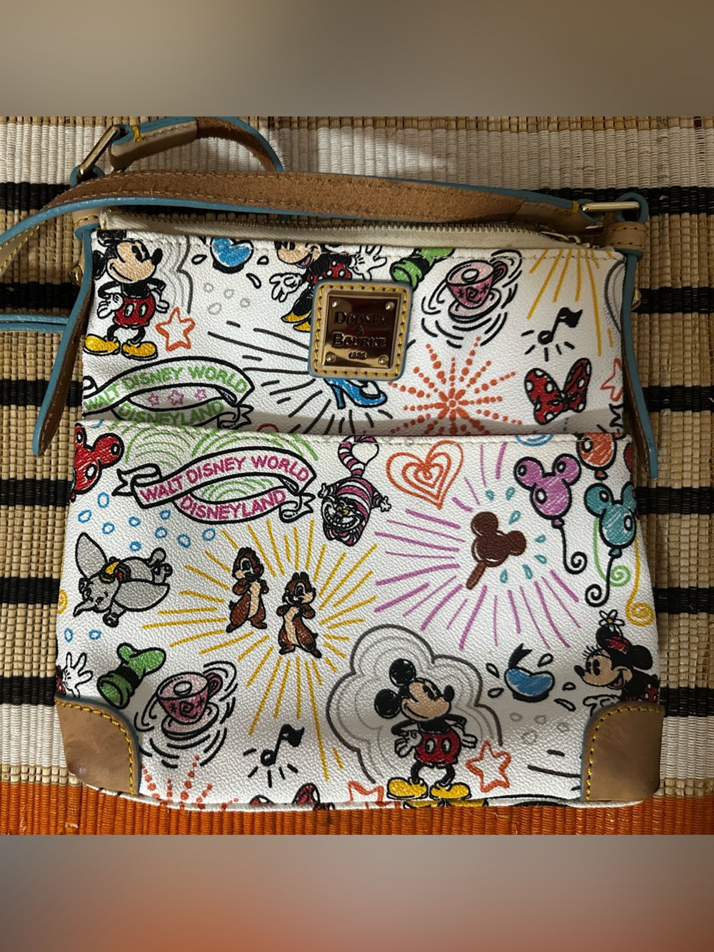 Disney Dooney & Bourke Sketch Crossbody Bag — Retired Disney Parks Design